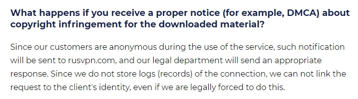 DMCA notice
