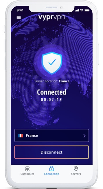 VyprVPN iOS uygulaması